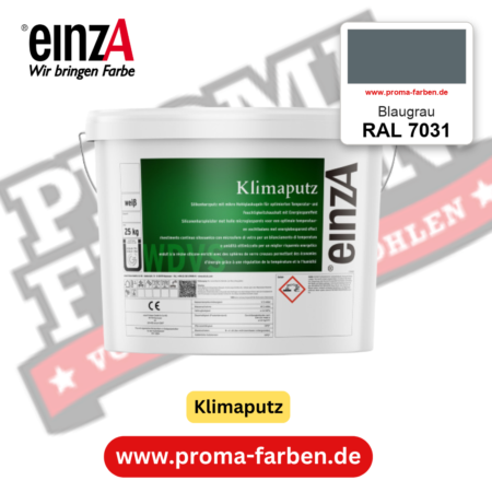 einzA Klimaputz RAL 7031 Blaugrau – online kaufen bei Proma Farben