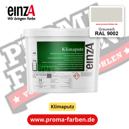 einzA Klimaputz RAL 9002 Grauweiß – online kaufen bei Proma Farben