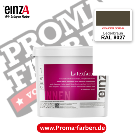 einzA Latexfarbe Premium RAL 8027 Lederbraun – online kaufen bei Proma Farben