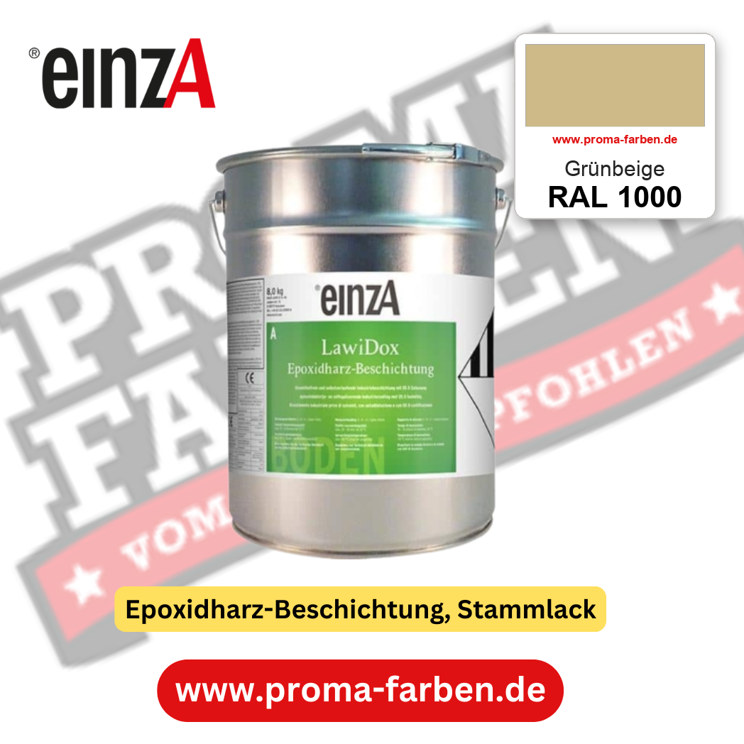 einzA LawiDox Epoxidharz-Beschichtung RAL 1000 Grünbeige – online kaufen bei Proma Farben