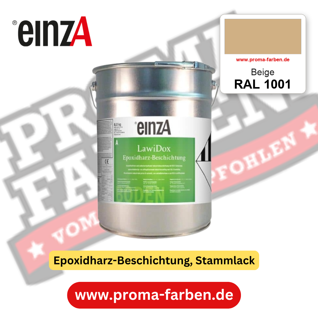 einzA LawiDox Epoxidharz-Beschichtung RAL 1001 Beige – online kaufen bei Proma Farben