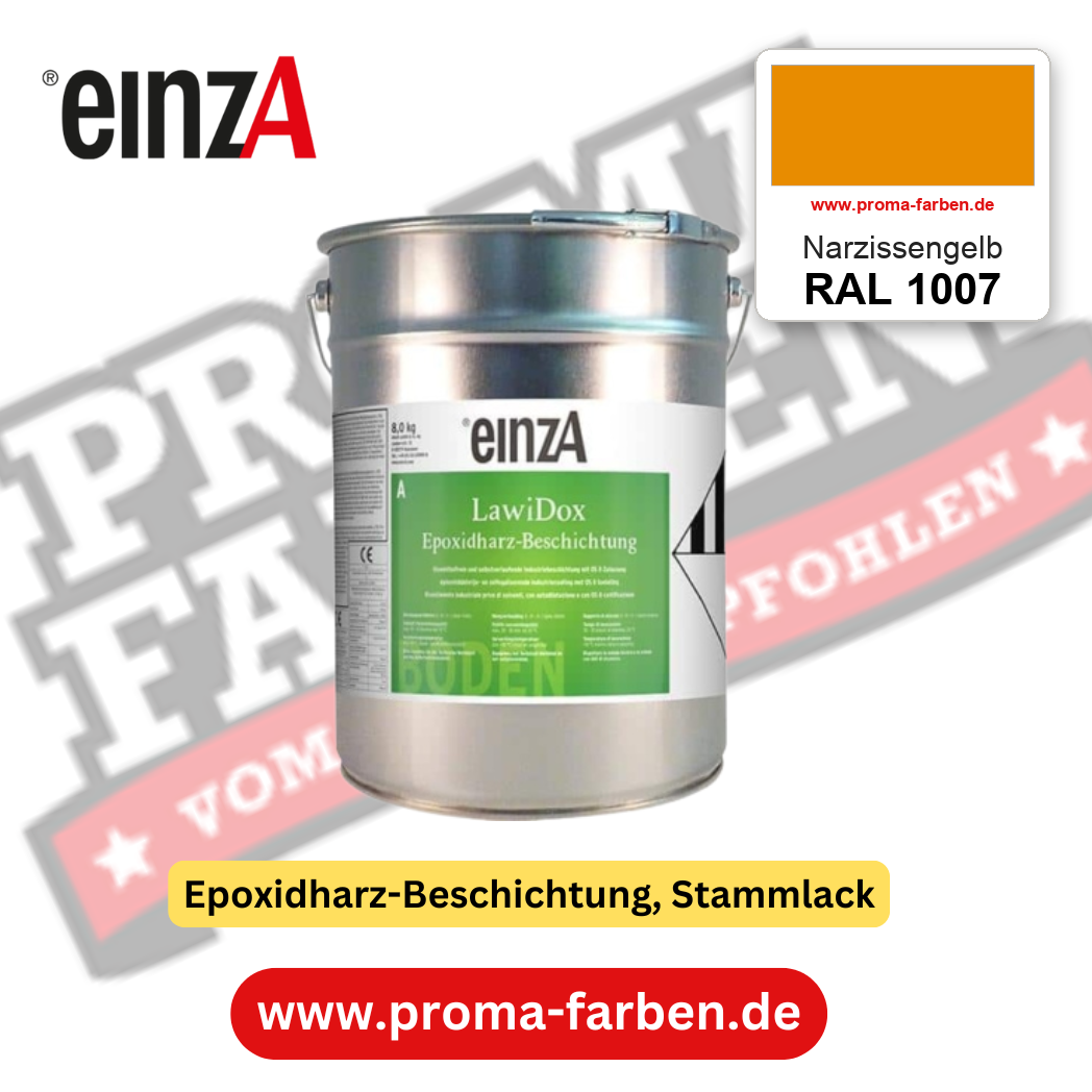 einzA LawiDox Epoxidharz-Beschichtung RAL 1007 Narzissengelb – online kaufen bei Proma Farben