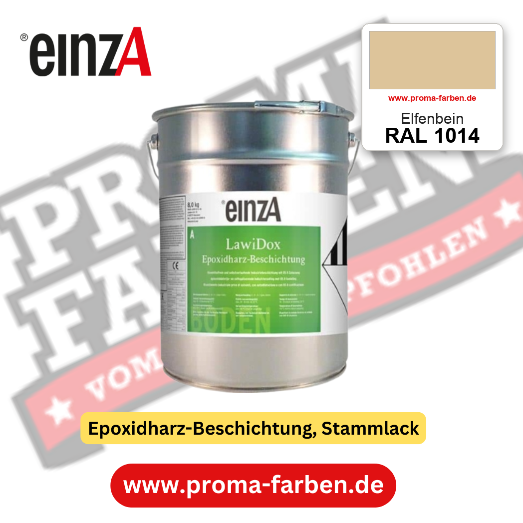 einzA LawiDox Epoxidharz-Beschichtung RAL 1014 Elfenbein – online kaufen bei Proma Farben