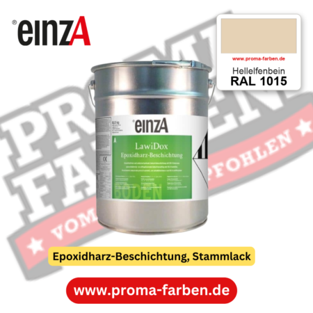 einzA LawiDox Epoxidharz-Beschichtung RAL 1015 Hellelfenbein – online kaufen bei Proma Farben