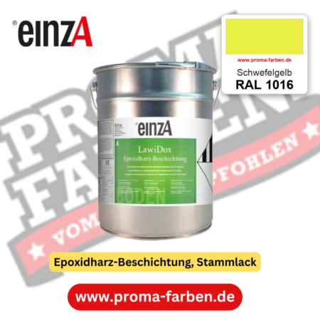 einzA LawiDox Epoxidharz-Beschichtung RAL 1016 Schwefelgelb – online kaufen bei Proma Farben