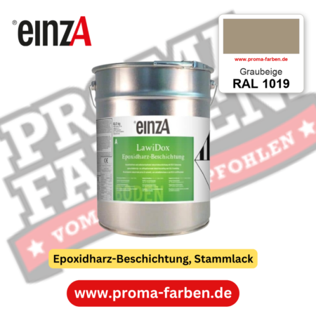 einzA LawiDox Epoxidharz-Beschichtung RAL 1019 Graubeige – online kaufen bei Proma Farben