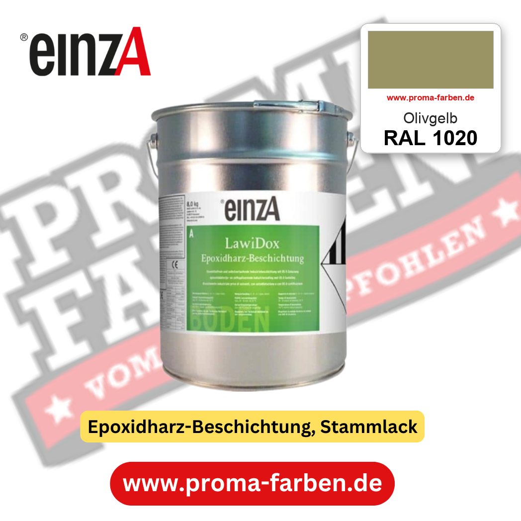 einzA LawiDox Epoxidharz-Beschichtung RAL 1020 Olivgelb – online kaufen bei Proma Farben