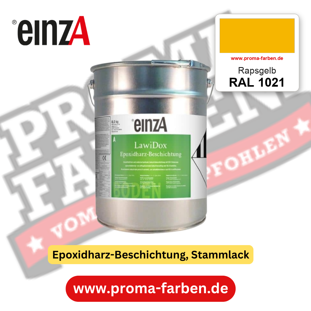 einzA LawiDox Epoxidharz-Beschichtung RAL 1021 Rapsgelb – online kaufen bei Proma Farben