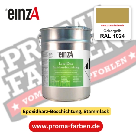 einzA LawiDox Epoxidharz-Beschichtung RAL 1024 Ockergelb – online kaufen bei Proma Farben