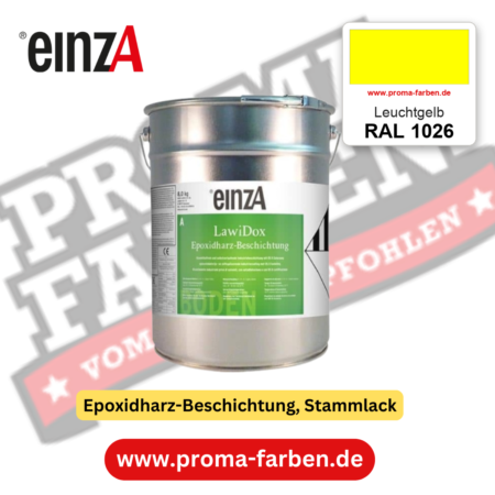 einzA LawiDox Epoxidharz-Beschichtung RAL 1026 Leuchtgelb – online kaufen bei Proma Farben