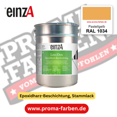 einzA LawiDox Epoxidharz-Beschichtung RAL 1034 Pastellgelb – online kaufen bei Proma Farben