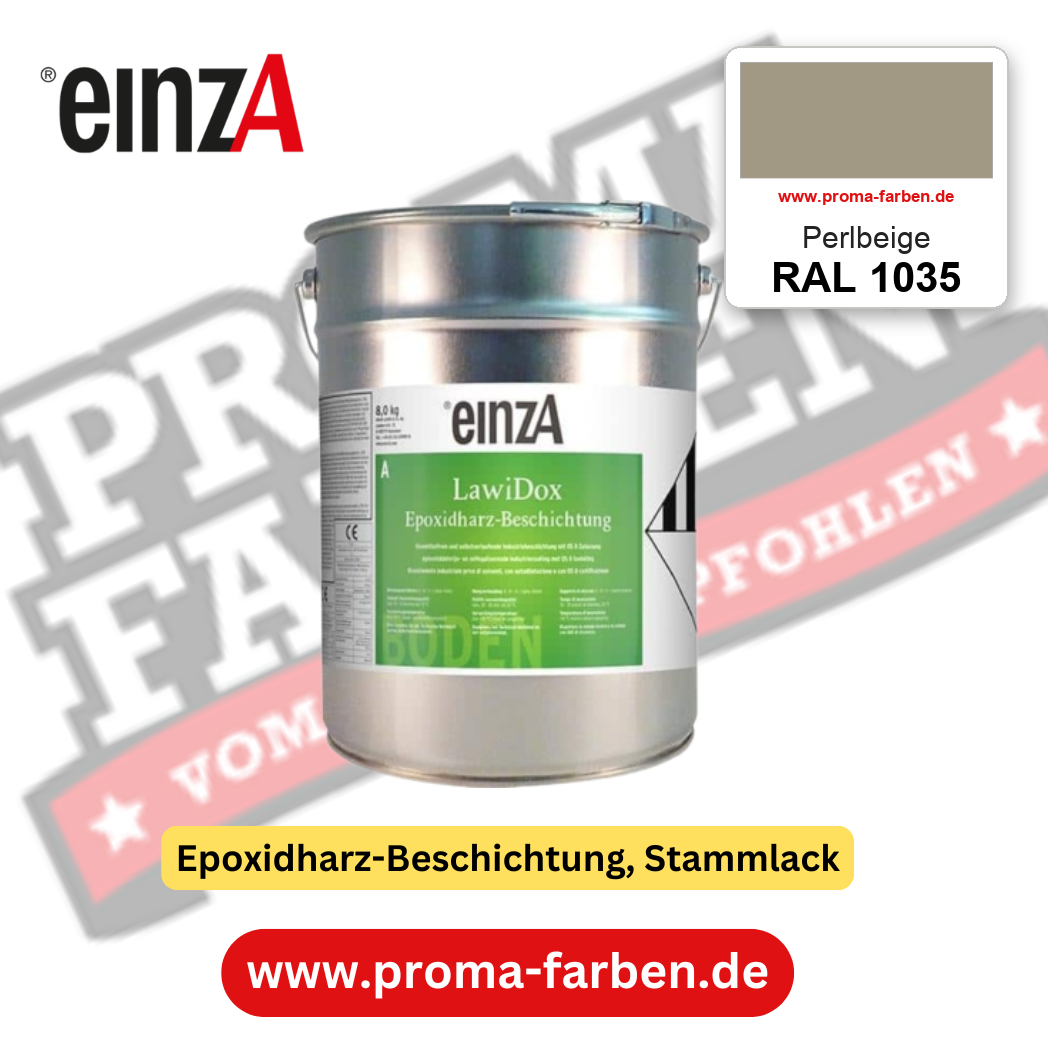 einzA LawiDox Epoxidharz-Beschichtung RAL 1035 Perlbeige – online kaufen bei Proma Farben