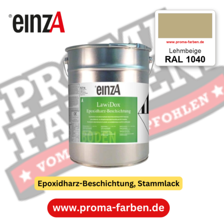 einzA LawiDox Epoxidharz-Beschichtung RAL 1040 Lehmbeige – online kaufen bei Proma Farben