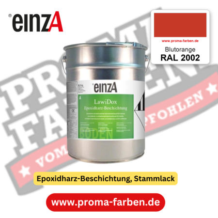 einzA LawiDox Epoxidharz-Beschichtung RAL 2002 Blutorange – online kaufen bei Proma Farben