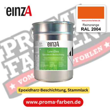 einzA LawiDox Epoxidharz-Beschichtung RAL 2004 Reinorange – online kaufen bei Proma Farben