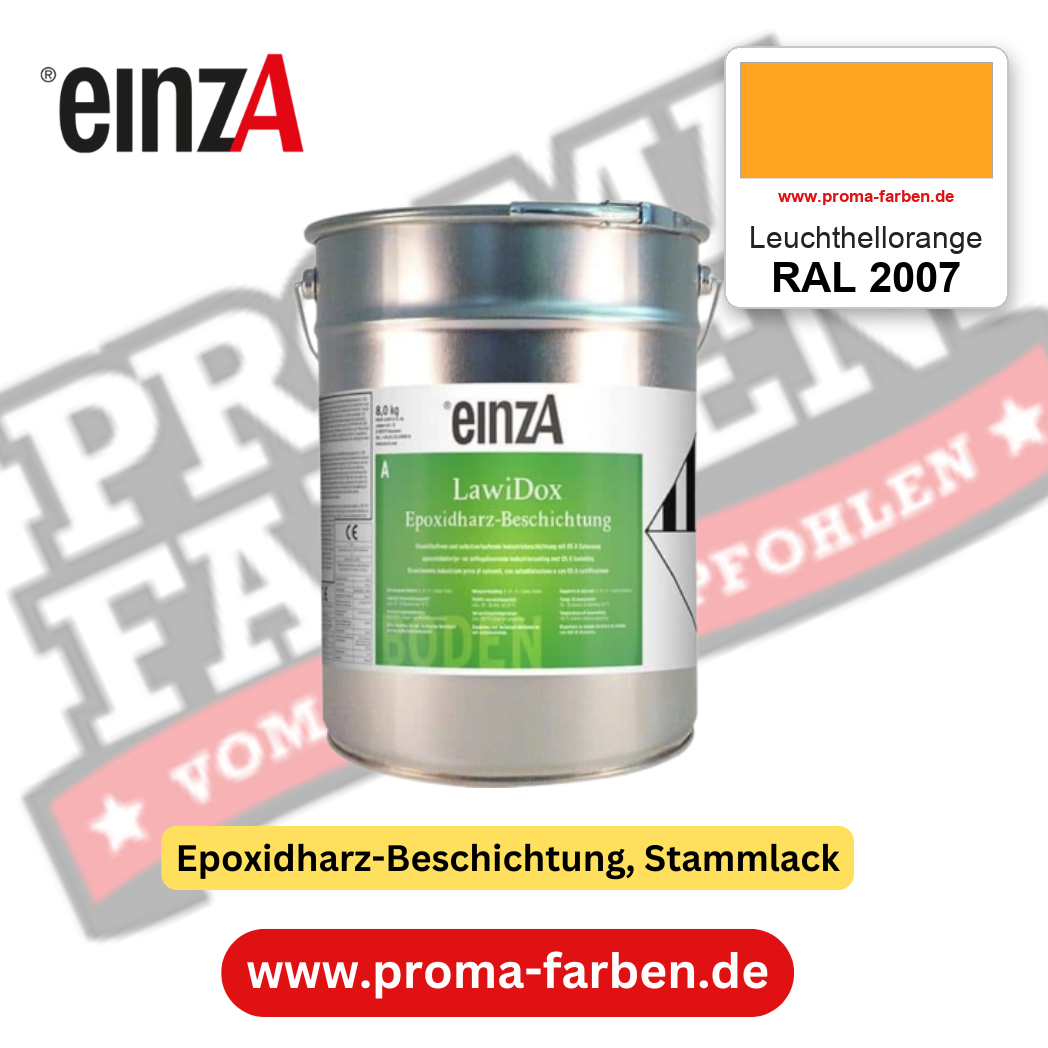 einzA LawiDox Epoxidharz-Beschichtung RAL 2007 Leuchthellorange – online kaufen bei Proma Farben