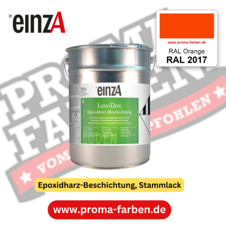 einzA LawiDox Epoxidharz-Beschichtung RAL 2017 RAL Orange – online kaufen bei Proma Farben