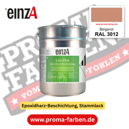 einzA LawiDox Epoxidharz-Beschichtung RAL 3012 Beigerot – online kaufen bei Proma Farben