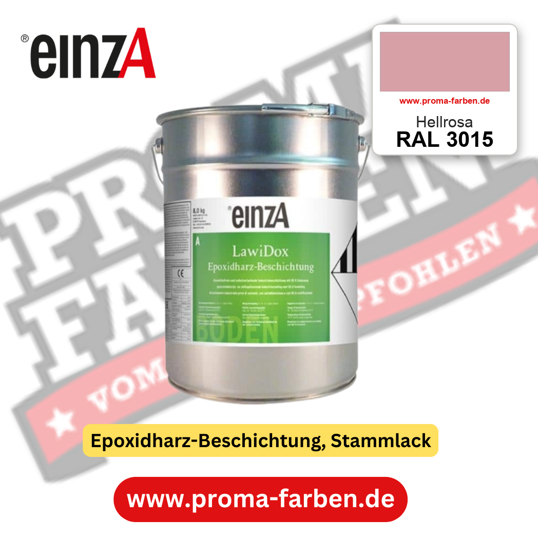 einzA LawiDox Epoxidharz-Beschichtung RAL 3015 Hellrosa – online kaufen bei Proma Farben