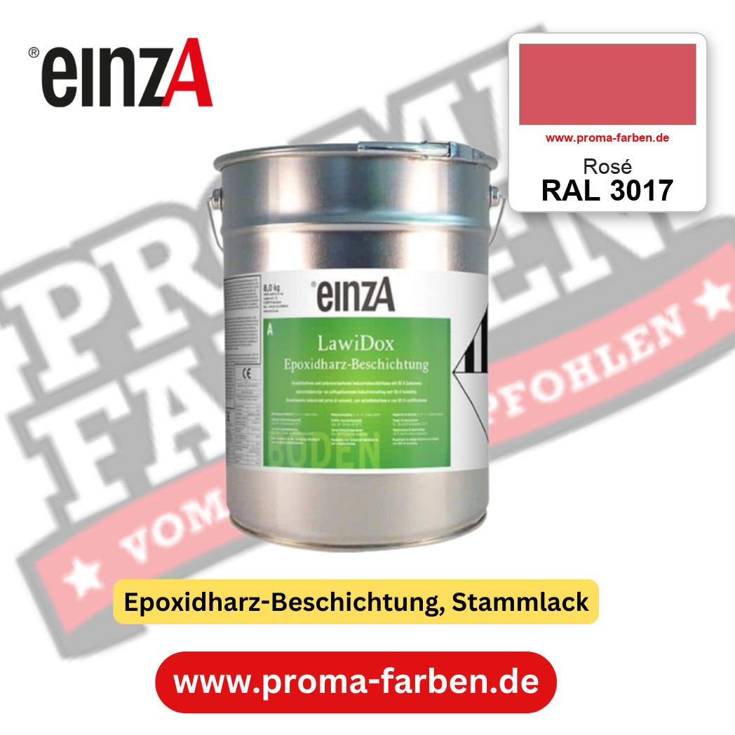 einzA LawiDox Epoxidharz-Beschichtung RAL 3017 Rosé – online kaufen bei Proma Farben