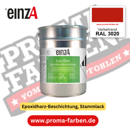 einzA LawiDox Epoxidharz-Beschichtung RAL 3020 Verkehrsrot – online kaufen bei Proma Farben