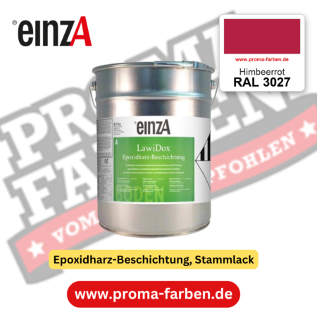 einzA LawiDox Epoxidharz-Beschichtung RAL 3027 Himbeerrot – online kaufen bei Proma Farben