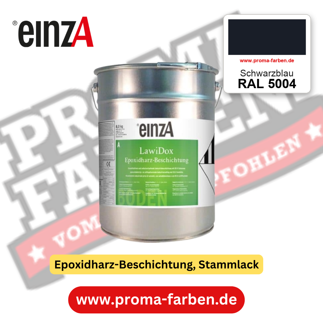 einzA LawiDox Epoxidharz-Beschichtung RAL 5004 Schwarzblau – online kaufen bei Proma Farben