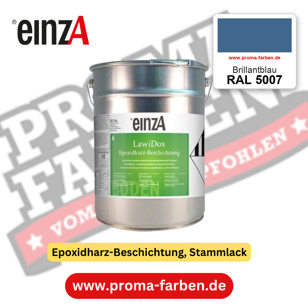 einzA LawiDox Epoxidharz-Beschichtung RAL 5007 Brillantblau – online kaufen bei Proma Farben