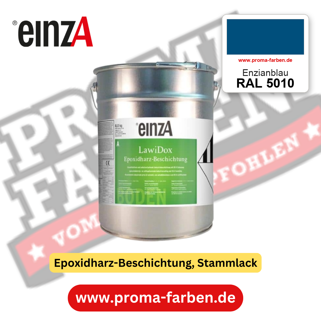 einzA LawiDox Epoxidharz-Beschichtung RAL 5010 Enzianblau – online kaufen bei Proma Farben