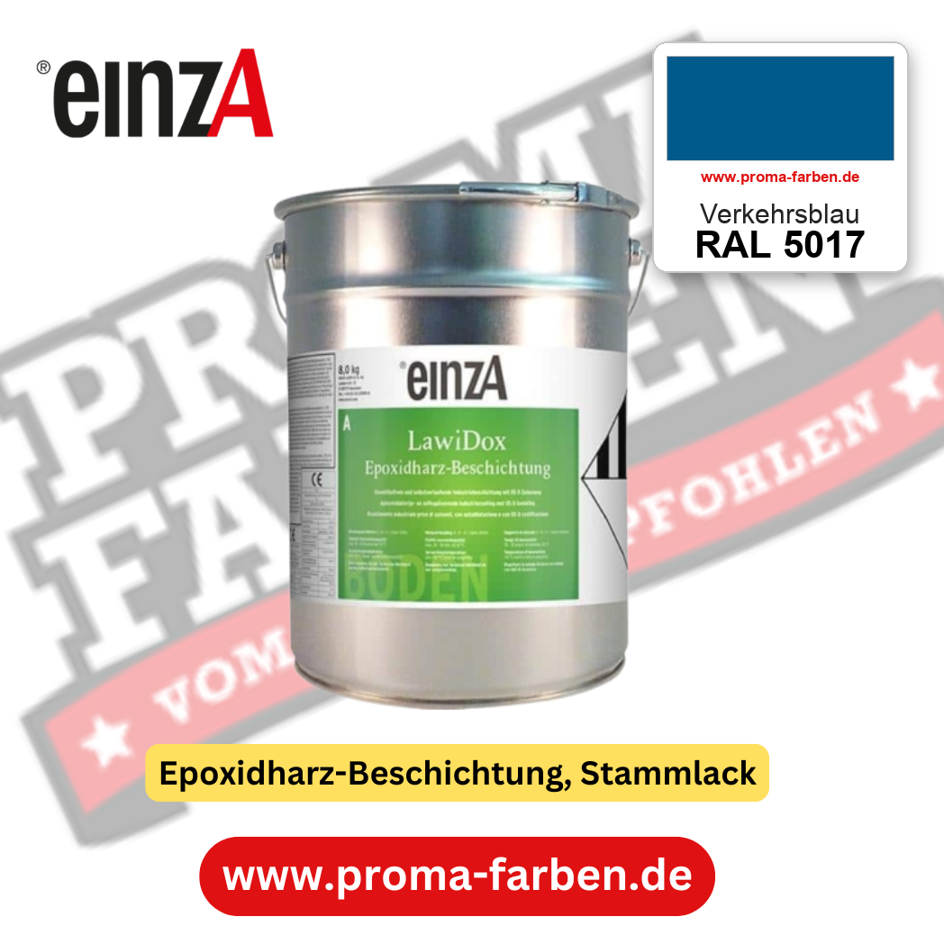 einzA LawiDox Epoxidharz-Beschichtung RAL 5017 Verkehrsblau – online kaufen bei Proma Farben
