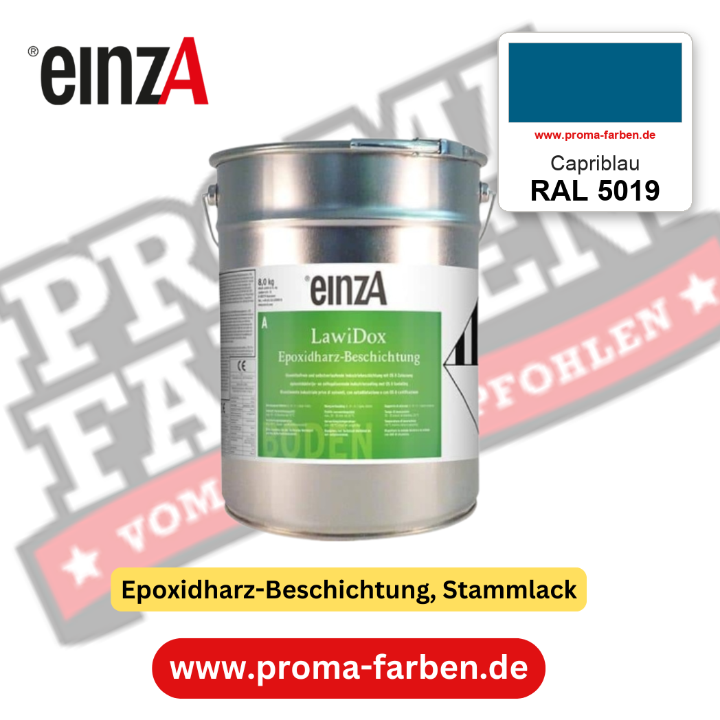 einzA LawiDox Epoxidharz-Beschichtung RAL 5019 Capriblau – online kaufen bei Proma Farben