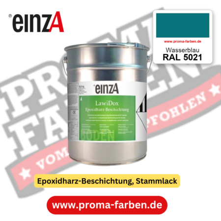 einzA LawiDox Epoxidharz-Beschichtung RAL 5021 Wasserblau – online kaufen bei Proma Farben