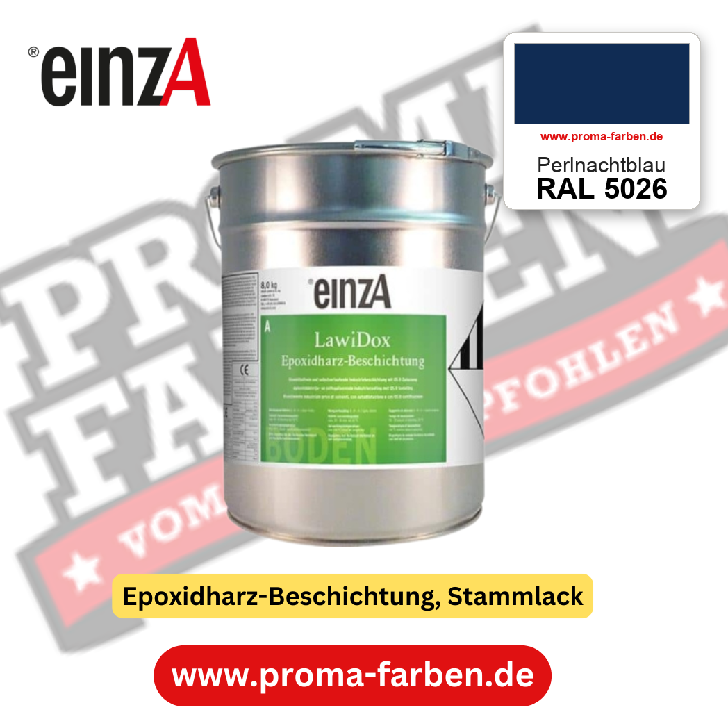 einzA LawiDox Epoxidharz-Beschichtung RAL 5026 Perlnachtblau – online kaufen bei Proma Farben