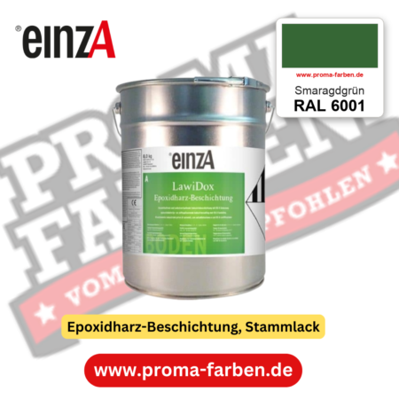 einzA LawiDox Epoxidharz-Beschichtung RAL 6001 Smaragdgrün – online kaufen bei Proma Farben