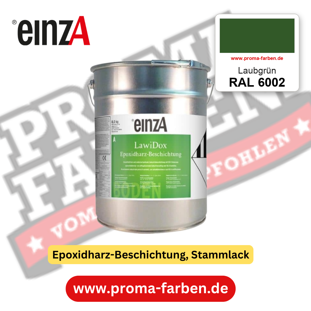 einzA LawiDox Epoxidharz-Beschichtung RAL 6002 Laubgrün – online kaufen bei Proma Farben