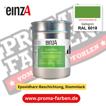 einzA LawiDox Epoxidharz-Beschichtung RAL 6018 Gelbgrün – online kaufen bei Proma Farben