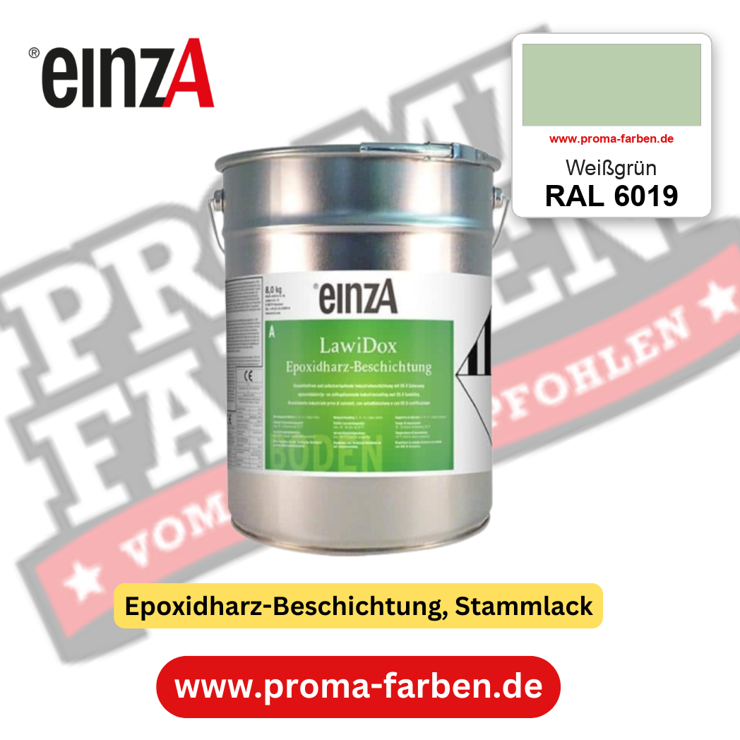 einzA LawiDox Epoxidharz-Beschichtung RAL 6019 Weißgrün – online kaufen bei Proma Farben