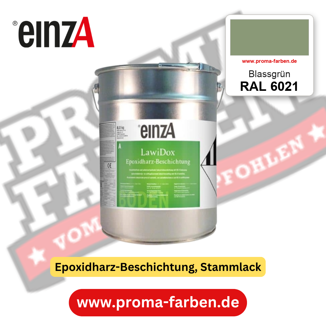 einzA LawiDox Epoxidharz-Beschichtung RAL 6021 Blassgrün – online kaufen bei Proma Farben