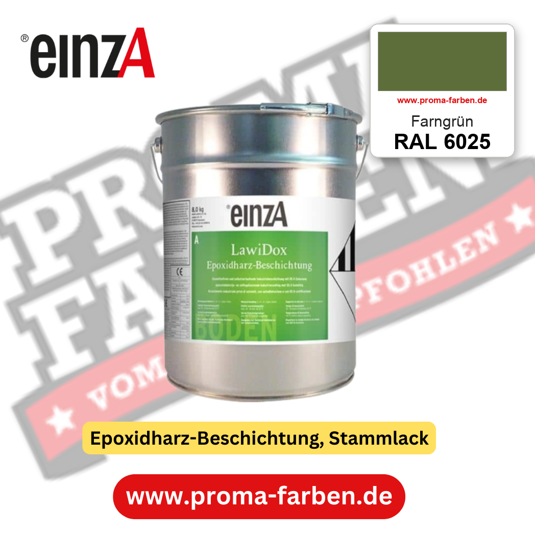 einzA LawiDox Epoxidharz-Beschichtung RAL 6025 Farngrün – online kaufen bei Proma Farben