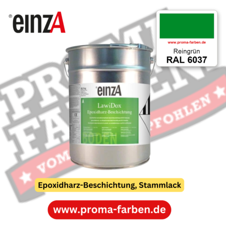 einzA LawiDox Epoxidharz-Beschichtung RAL 6037 Reingrün – online kaufen bei Proma Farben