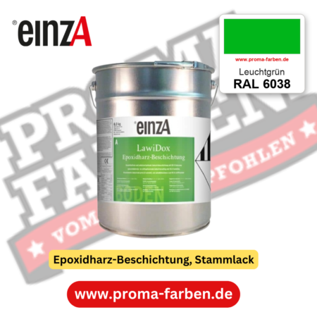 einzA LawiDox Epoxidharz-Beschichtung RAL 6038 Leuchtgrün – online kaufen bei Proma Farben