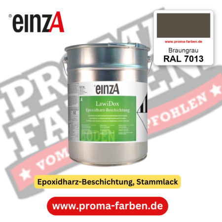 einzA LawiDox Epoxidharz-Beschichtung RAL 7013 Braungrau – online kaufen bei Proma Farben