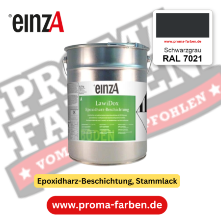 einzA LawiDox Epoxidharz-Beschichtung RAL 7021 Schwarzgrau – online kaufen bei Proma Farben