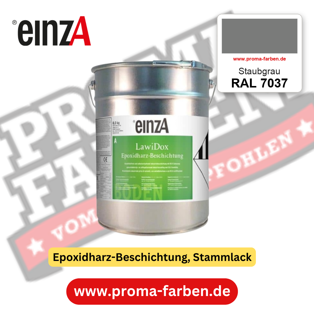 einzA LawiDox Epoxidharz-Beschichtung RAL 7037 Staubgrau – online kaufen bei Proma Farben