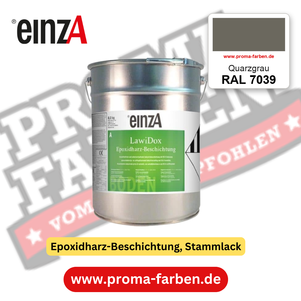 einzA LawiDox Epoxidharz-Beschichtung RAL 7039 Quarzgrau – online kaufen bei Proma Farben