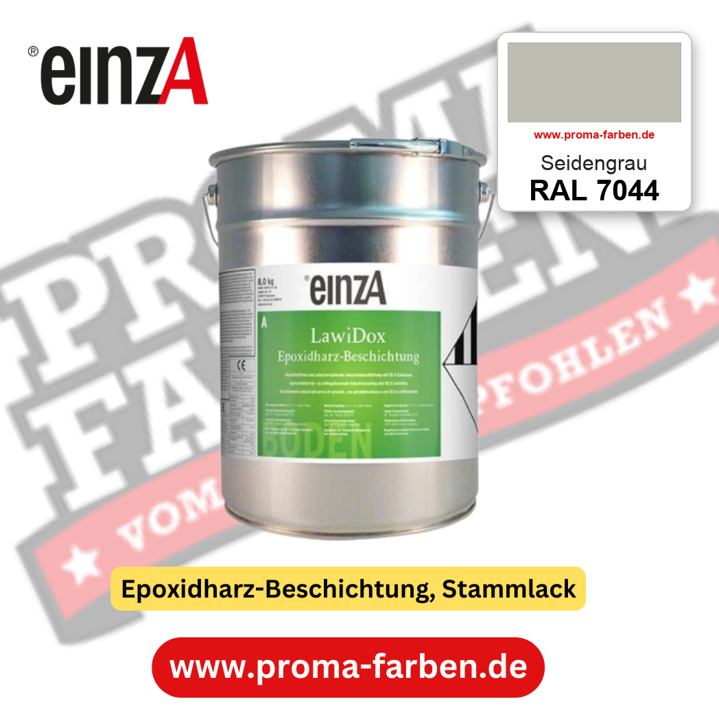 einzA LawiDox Epoxidharz-Beschichtung RAL 7044 Seidengrau – online kaufen bei Proma Farben