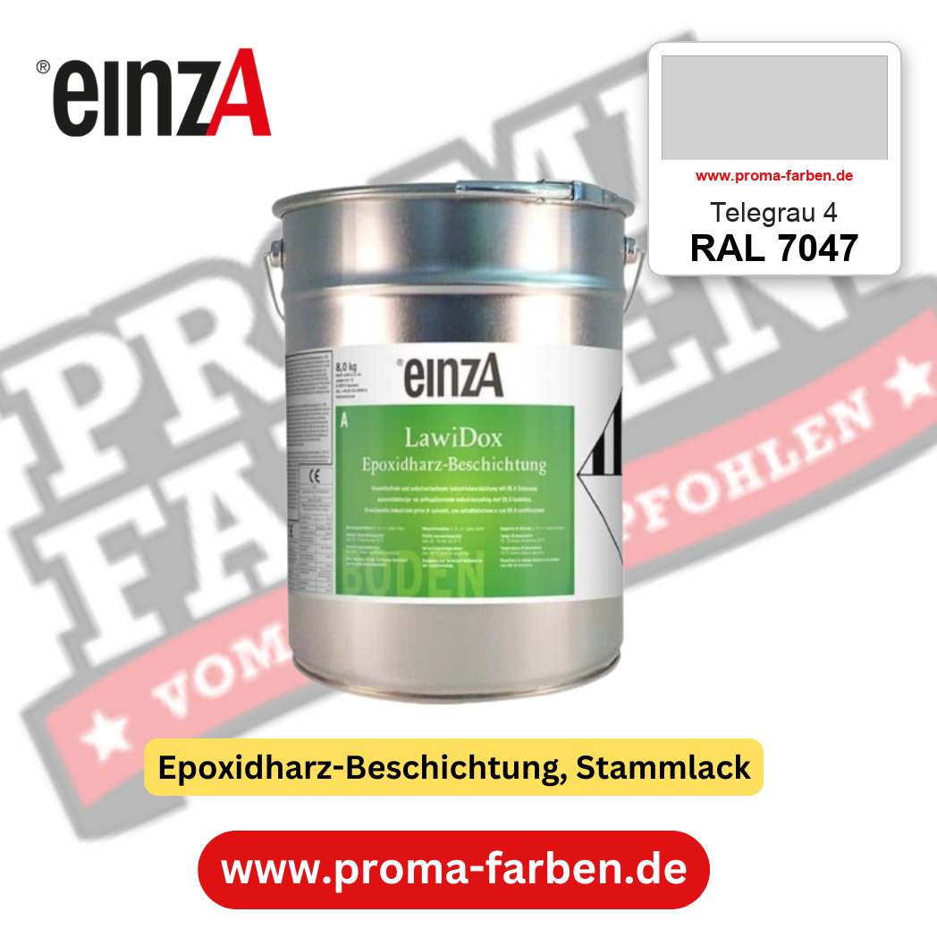 einzA LawiDox Epoxidharz-Beschichtung RAL 7047 Telegrau 4 – online kaufen bei Proma Farben