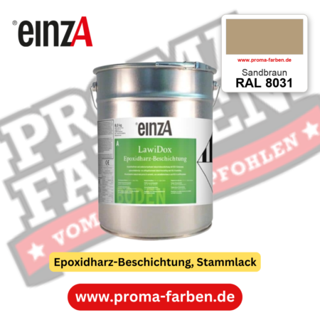 einzA LawiDox Epoxidharz-Beschichtung RAL 8031 Sandbraun – online kaufen bei Proma Farben