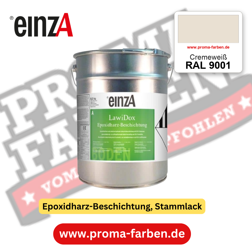 einzA LawiDox Epoxidharz-Beschichtung RAL 9001 Cremeweiß – online kaufen bei Proma Farben