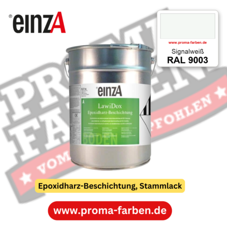 einzA LawiDox Epoxidharz-Beschichtung RAL 9003 Signalweiß – online kaufen bei Proma Farben